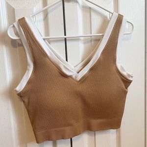 aerie offline main squeeze seamless plunge bra